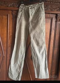 Jeans west Pantalone in velluto vintage
