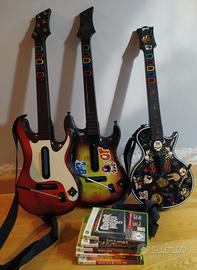 Guitar hero Bundle chitarre + 5 Giochi 