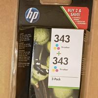 2 CARTUCCE 343 HP 2-PACK TRI-COLOUR SCADENZA 2013