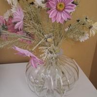 EDG Vaso Ampolla + 12 rami di margherite 