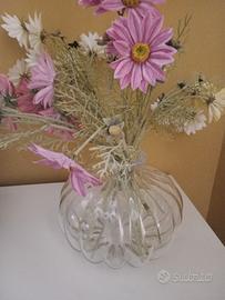 EDG Vaso Ampolla + 12 rami di margherite 