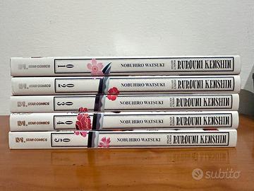 Rurouni Kenshin Perfect Edition manga vol. 1-5