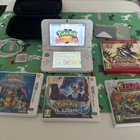 Nintendo 3ds XL + 3 giochi pokemon e  2 zelda