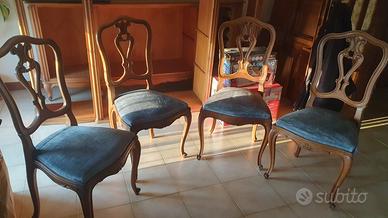 Sedie stile Luigi XV