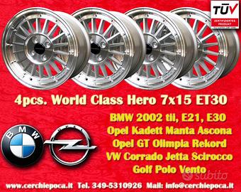 4 pz. cerchi BMW/Opel/VW WCHE 7x15 ET30 BMW 1502-2