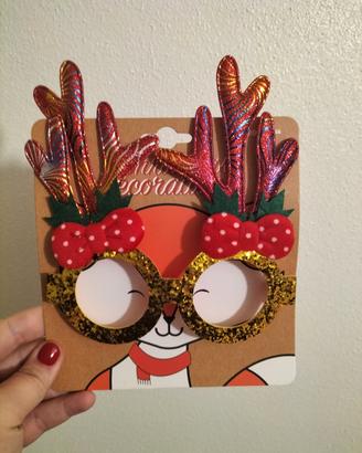 Occhiali da festa natalizi