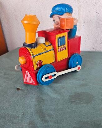 TRENINO LOCOMOTIVA VINTAGE GIOCATTOLO MADE JAPAN