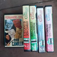 primi 5 n° Videocassette VHS di don Camillo in ita