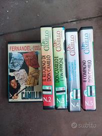 primi 5 n° Videocassette VHS di don Camillo in ita