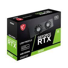 VGA MSI GeForce RTX 3050 LP OC 6GB NUOVA