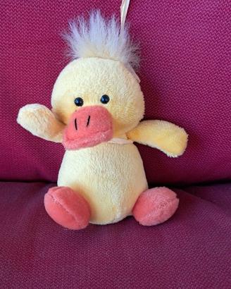 Mini peluche papero/pulcino Pasqua 12 cm