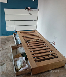 letto Ikea mandal con testiera
