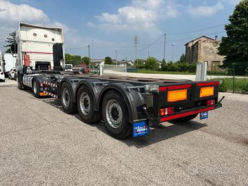Semirimorchio porta container Broshuis - Lintraile