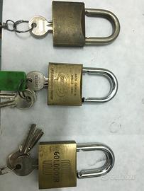 n. 3 lucchetti sicurezza