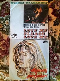  Lotto 2 vinili 45 Giri Vintage 