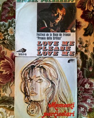  Lotto 2 vinili 45 Giri Vintage 