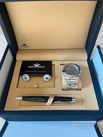 Optima SET - Orologio - penna - gemelli - NUOVO