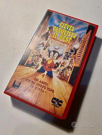 Videocassetta VHS Fievel conquista il West 1991