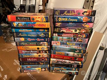 Lotto 30 VHS Disney in italiano - da collezione