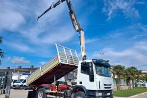 Iveco Eurocargo 150e18 K RIBALTABILE E GRU PM 1002
