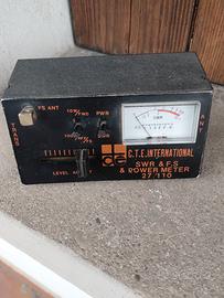 ROSMETRO WATTMETRO CB C.T.E. INTERNATIONAL 27/110