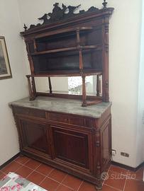 Mobile da sala marmo di Carrara...fatto a mano