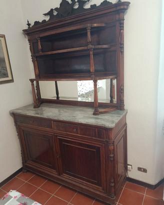 Mobile da sala marmo di Carrara...fatto a mano