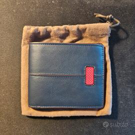Portafoglio uomo Bottega Veneta pelle blu