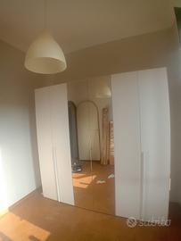 Armadio con specchio a 6 ante