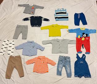 Abbigliamento inverno/primavera per bimbo 6-9 mesi