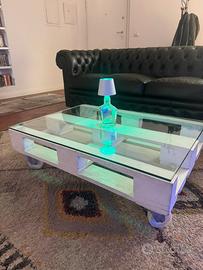 Tavolino da salotto arte povera pezzo unico