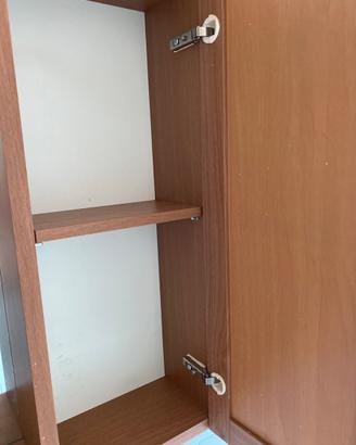 Specchio con mensole interne per bagno