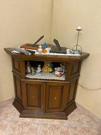 Mobile angolare in legno