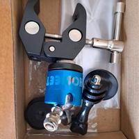 Morsetto con Testa a Sfera Rotazione 360 treppiede