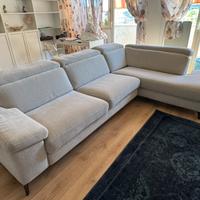 Divano letto angolare con chaise longue