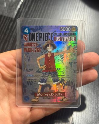 One Piece D. Luffy P-055 Promo US Voyage Foil