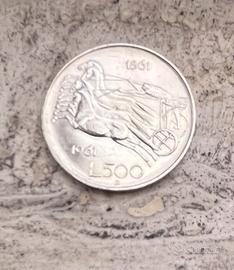 500 Lire UNITÀ D’ITALIA