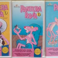 Lotto tre Videocassette Pantera Rosa Vintage