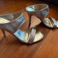 Sandali cerimonia e Ballerine firmat oro n 39 e 38