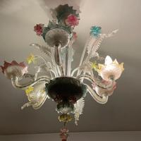Lampadario stile Murano, produzione anni 60