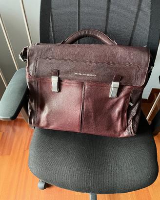 Piquadro borsa in pelle porta PC