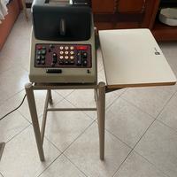 Olivetti divisumma 24 vintage con mobiletto