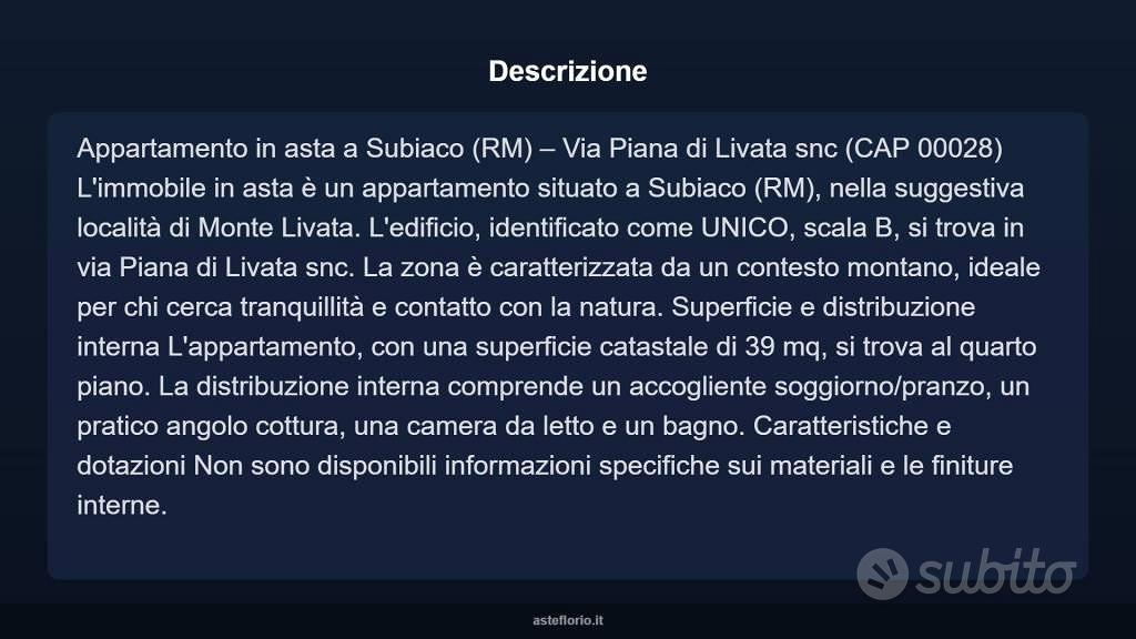 Appartamento – Subiaco, Roma Capitale - Vista 5