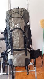 Zaino trekking Millet 60+10 litri in buono stato