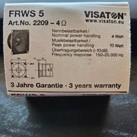 Visaton FRWS 5 - Altoparlante a banda larga 4 Ohm