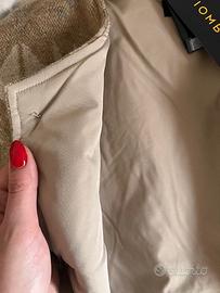 Gilet smanicato, con motivo geometrico - PIOMBO