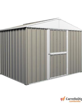 Baracca cantiere in lamiera 275x175 grigio chiaro