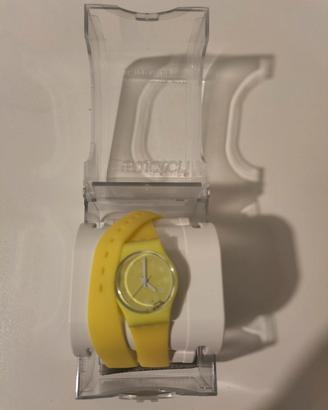 Orologio Swatch originale giallo a doppio giro