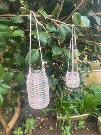 Set lanterne crochet ecru’