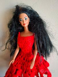 Bambola Barbie originale anni 90 vestito a m